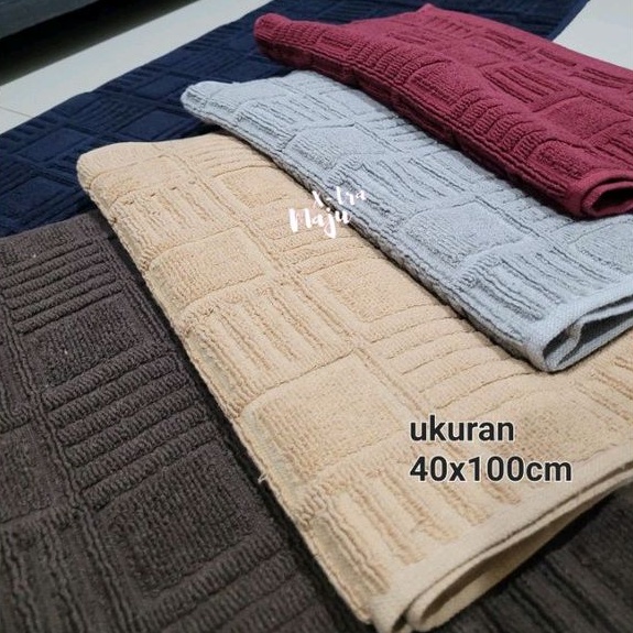 Keset Handuk Super Jumbo / Keset Kaki / Kamar Mandi / Uk 100x40cm Dapur - JUMBO MERESAP