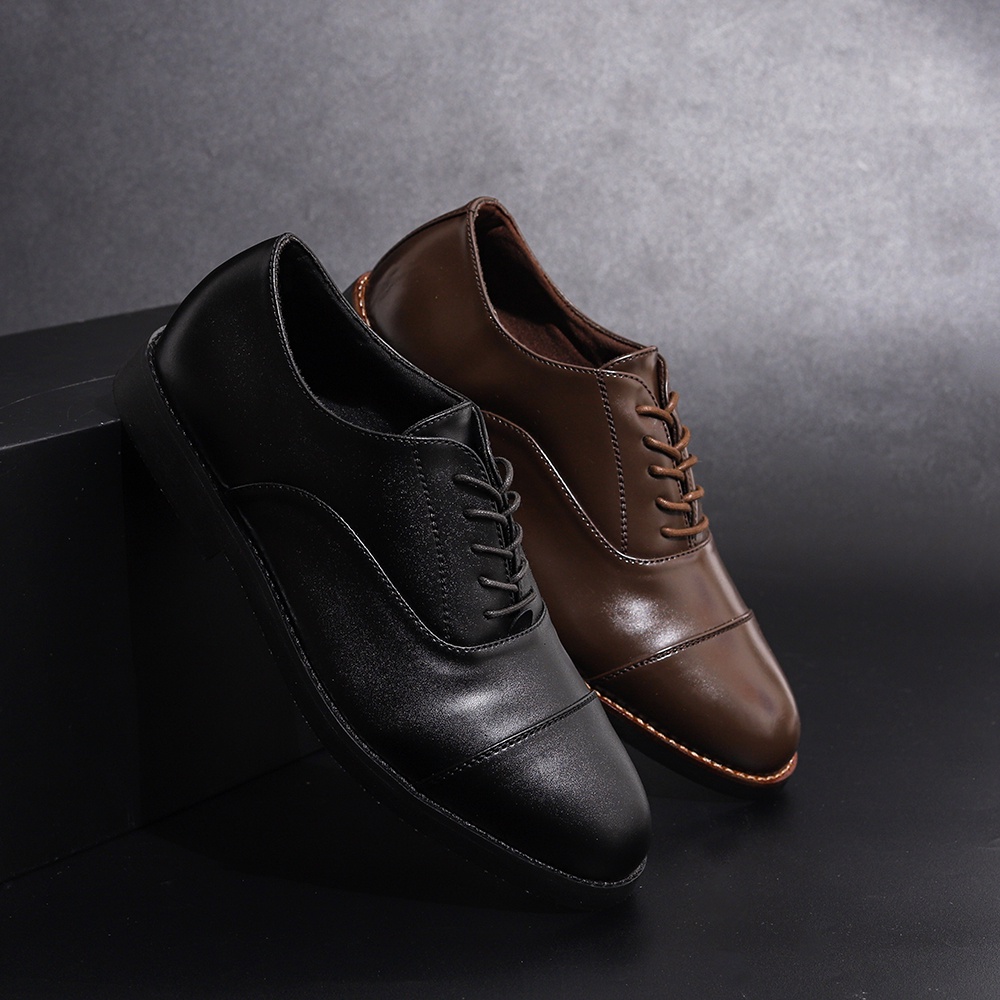 DANTE BROWN |ManNeedMe x Lvnatica| Sepatu Pantofel Pria Kantor Formal Shoes ORIGINAL