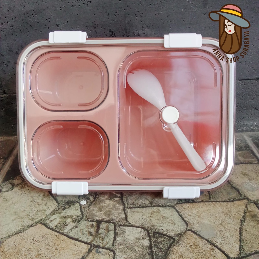 LUNCH BOX 3 SEKAT - Kotak Bekal Bento