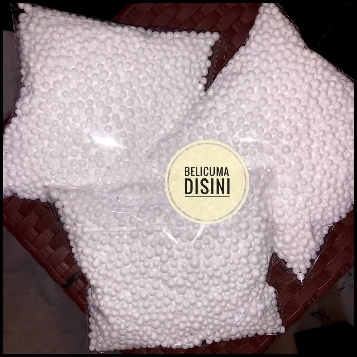

Butiran Gabus Sterofoam / Bola Putih Hiasan Slime / Isi Beanbag Filler