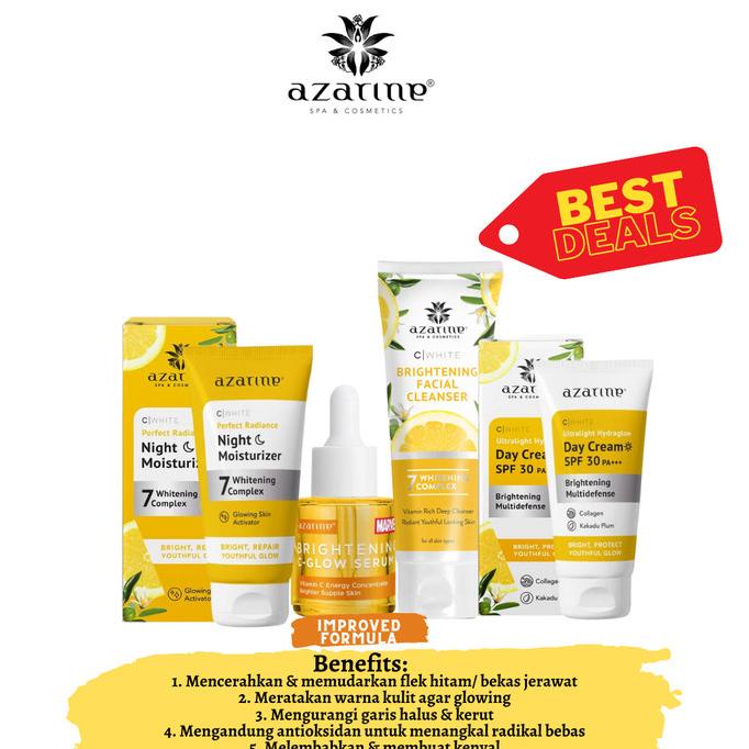 Azarine C-White Lightening Paket Lengkap Vitamin C