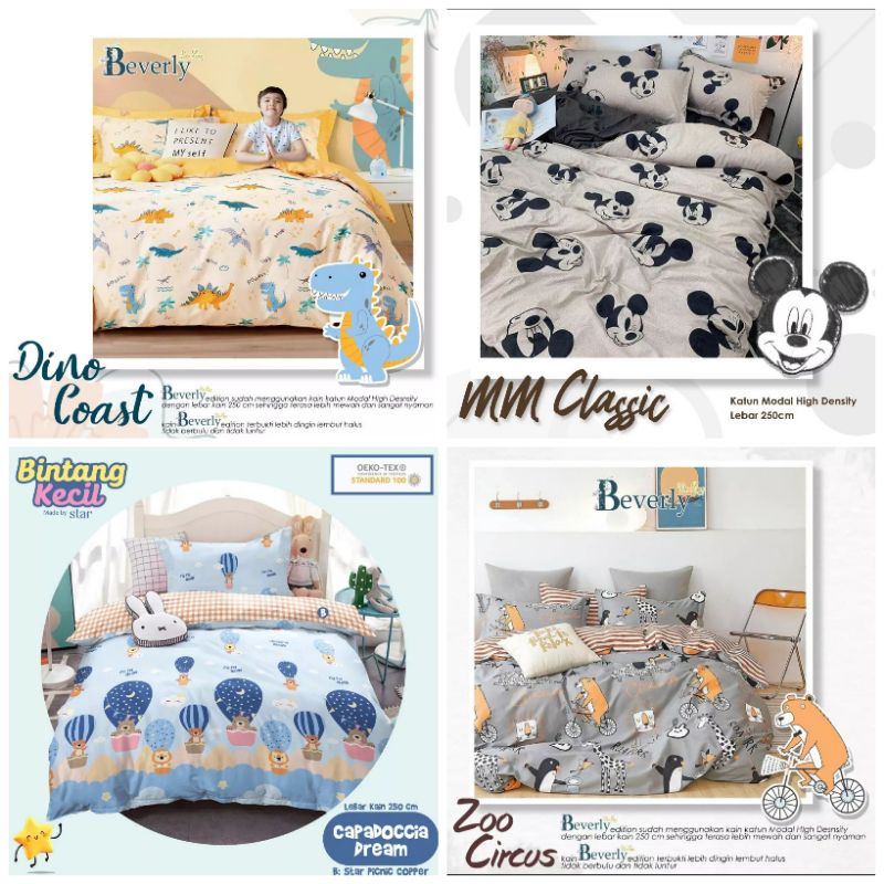 Sprei Set ANTI GESER Katun Lokal Premium