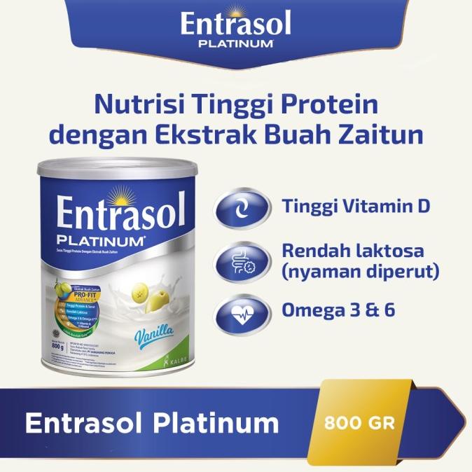 

[ COD ] ENTRASOL PLATINUM VANILLA 800GR