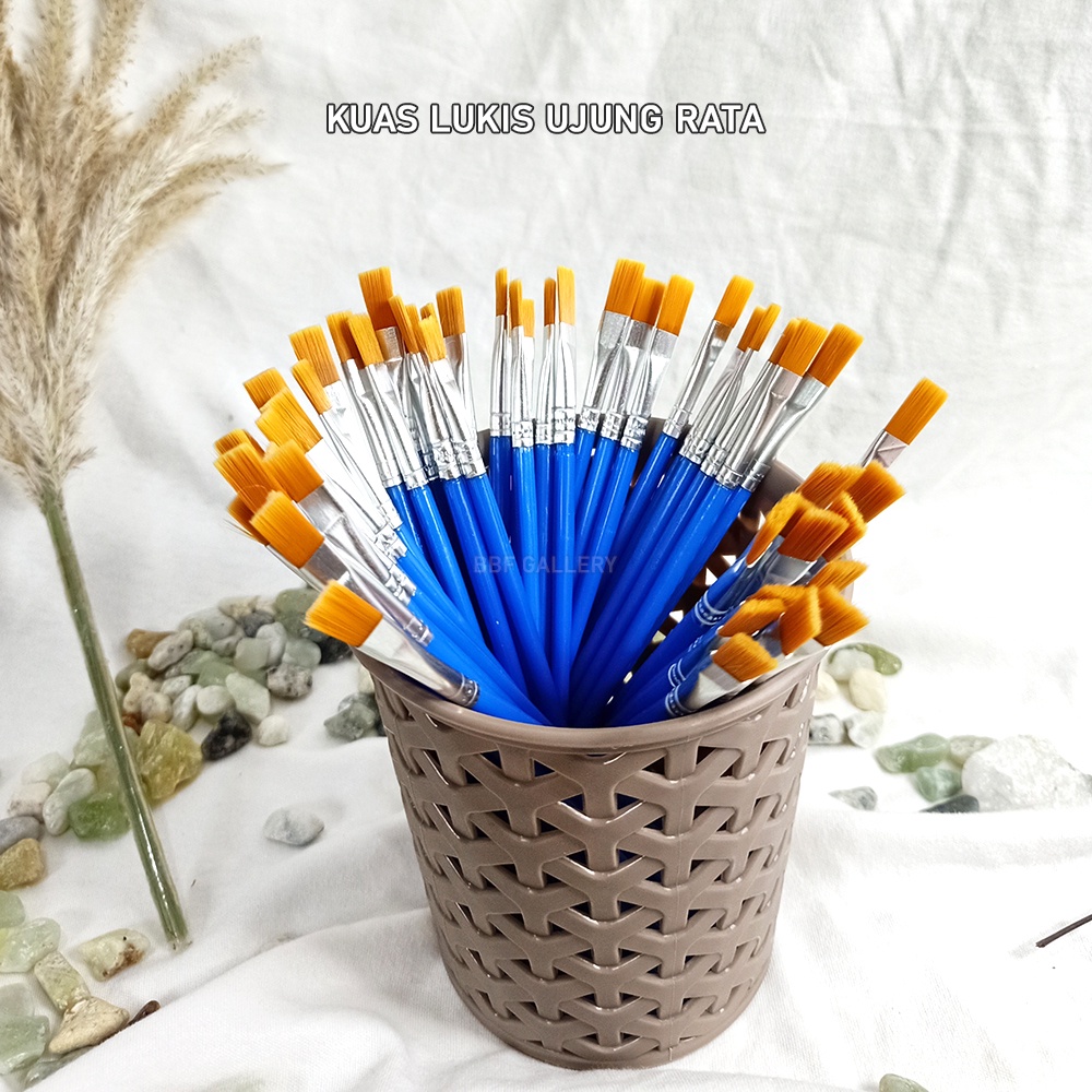 

Kuas Lukis cat akrilik, cat air, watercolor, cat minyak, kanvas, Peralatan Alat Lukis