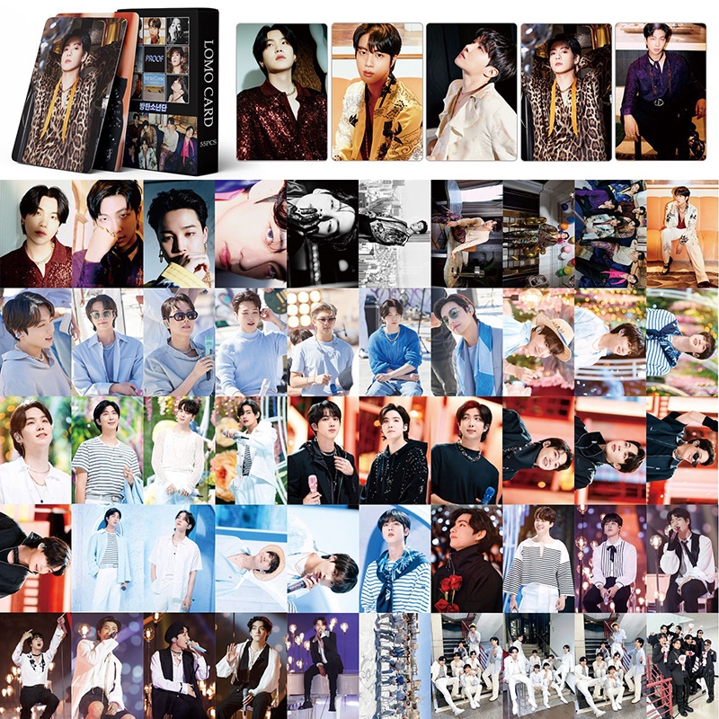 55pcs / box Kartu Foto LOMO BTS 2022 Yet to come Proof
