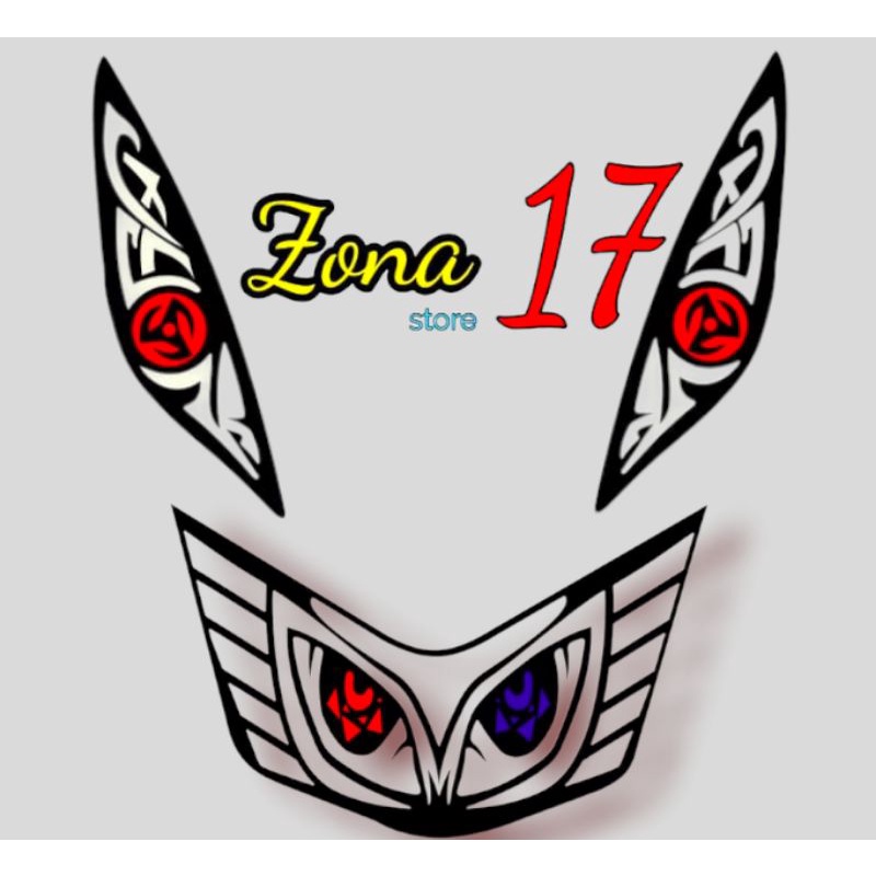 stiker lampu alis beat karbu 2010 2013