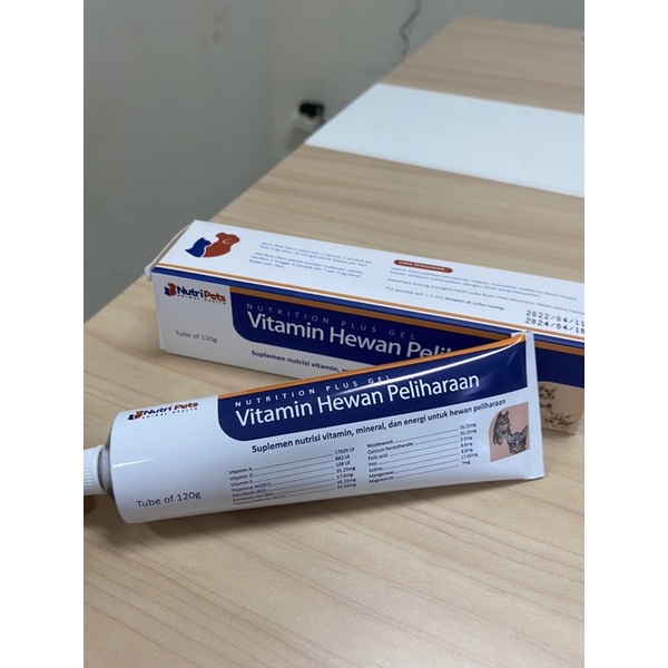 NUTRI PETS 120gr . Nutrition Plus Gel Original . Virbac