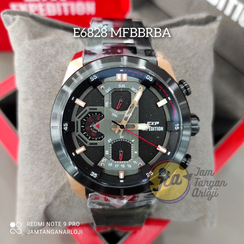 New Expedition EXP E6828 Jam Tangan Pria E 6828 Original MFBBRBA