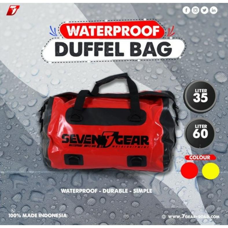 7Gear Duffle Bag 35L Waterproof Anti Air Dry Bag Tas Motor