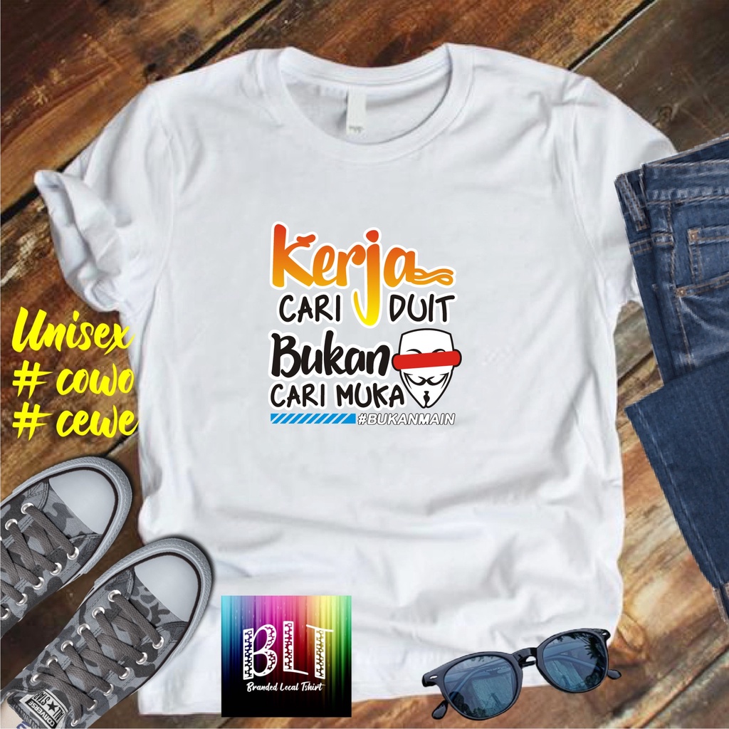 Cod/Promo Diskon Kaos DTF kERJA CARI DUITlolos  Kaos Terlaris Kualitas Terjamin/Kaos Murah/Kaos Cotton 30s/Kaos katun/Pakaian Pria pakaian Wanita/Kaos Distro Pria/Kaos Pakaian Pria Dan Pakaian Wanita/Kaos Kata2 Lucu/Kaos Viral/Kaos Promo/Best Seller