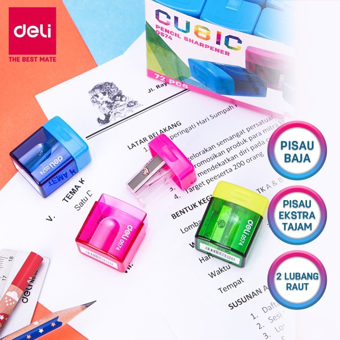 

Serutan DELI Cubic Kecil 8mm E0574