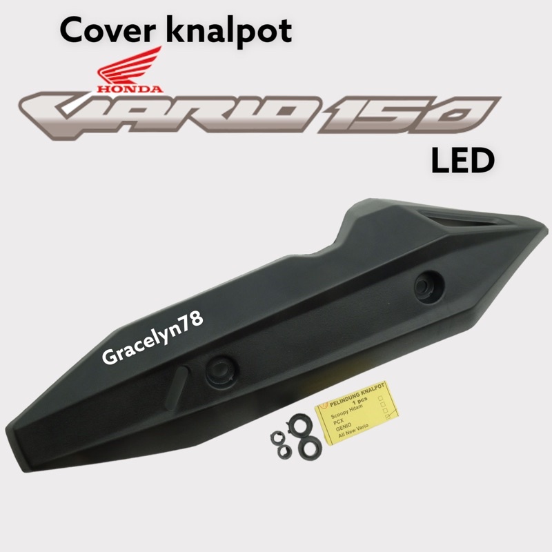 cover knalpot vario 150 LED tutup knalpot vario 150 LED anti pecah pnp