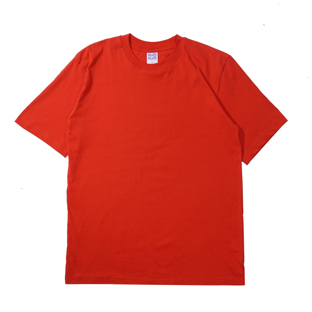 Kaos Polos Merah Bata Basic Regular