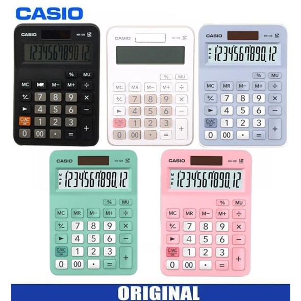 

Kalkulator Casio Desktop MX12B Calculator Meja Kantor Dagang MX12 B