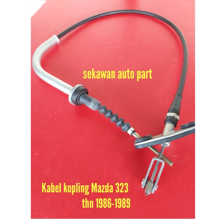 Kabel Kopling Mazda 323 tahun 1986-1989 .