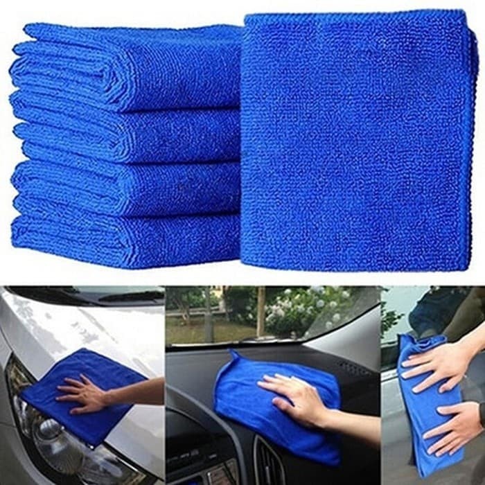 Lap Microfiber Kain Lap Micro Fiber Kain Lap Serbaguna Cleaning Cloth Fiber HALUS Wash Cloth Cleaning Towel