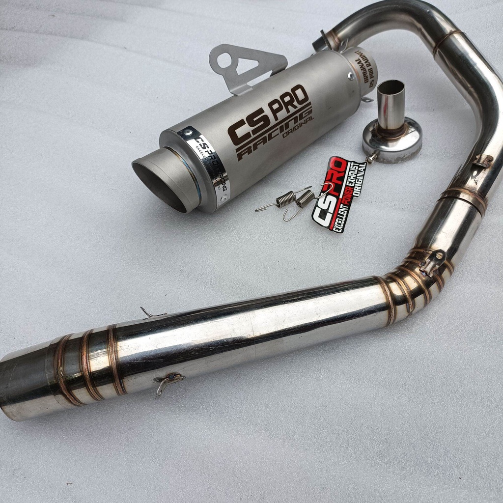 Cs Pro Original knalpot racing Satria fu Mx king Underbone /road race