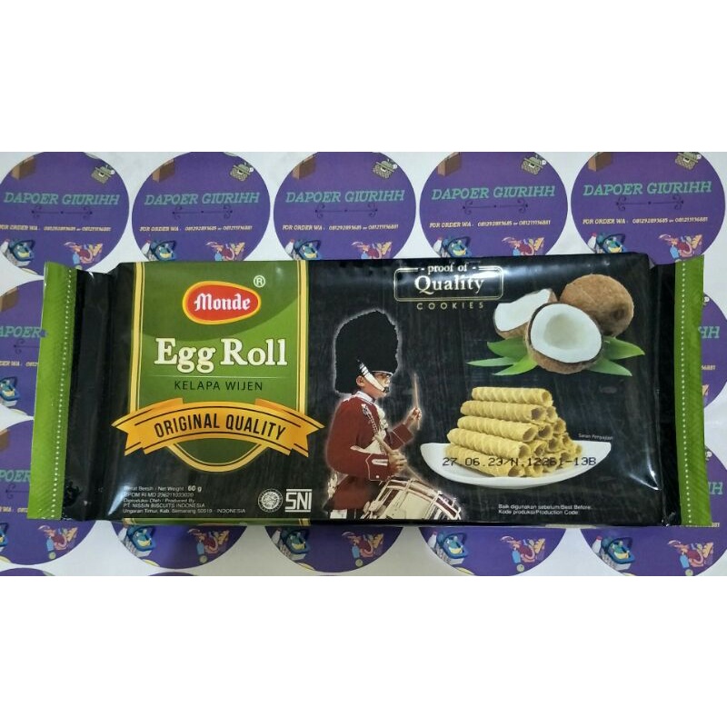 

Monde Egg Roll 60 Gram