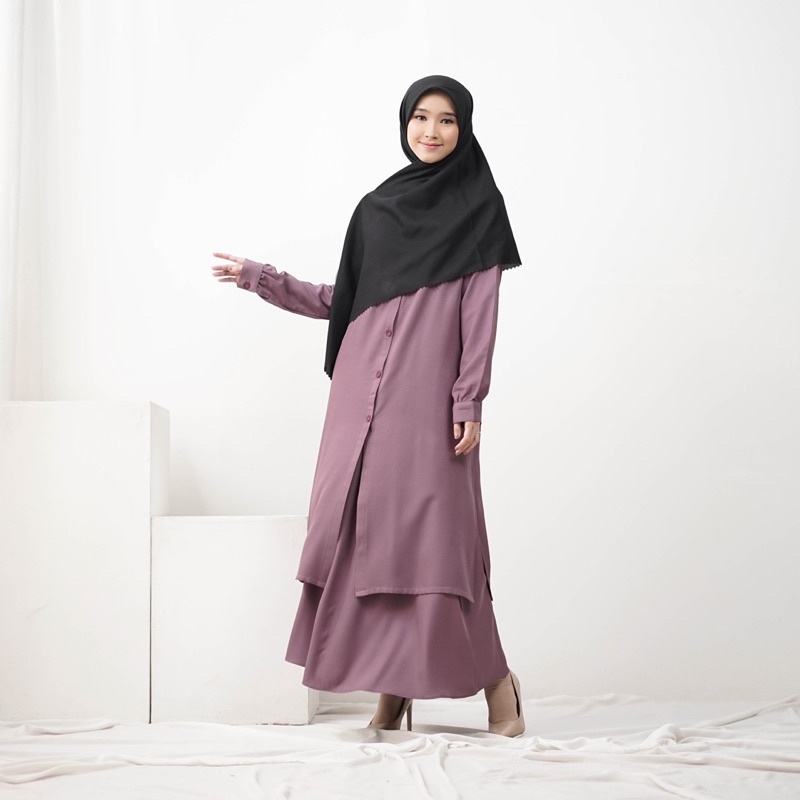 SHAKILLA SET  long tunik set rok By Hawacorner