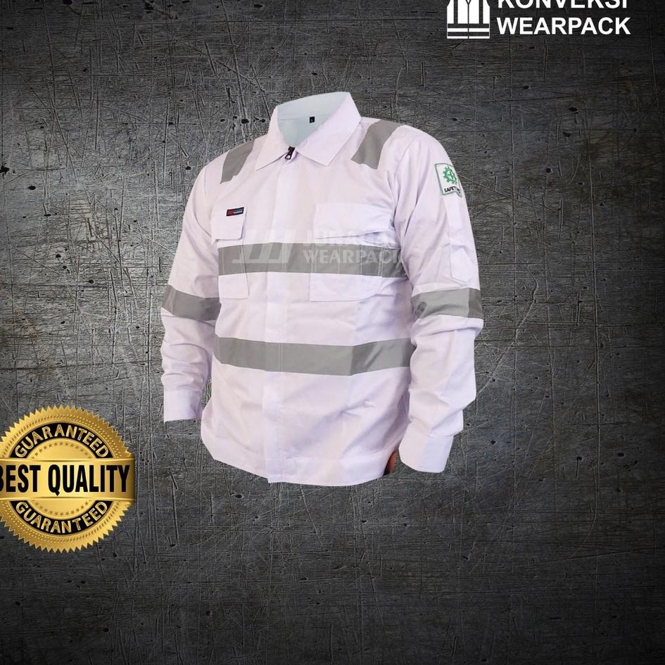 Menarik Wearpack Safety Atasan Warna Putih