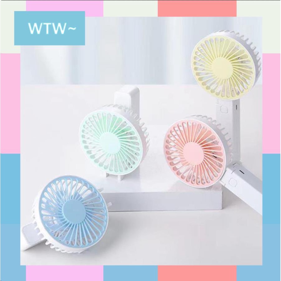 Goojodoq KIPAS ANGIN MINI GENGGAM Cute / Kipas Lipat PORTABLE / Mini Fan