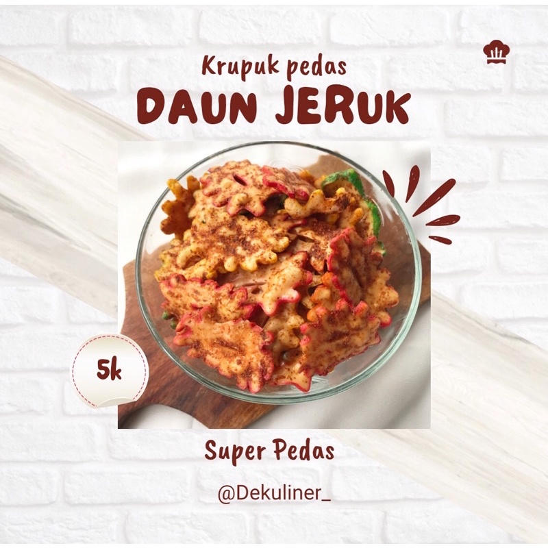 

KRIPIK SEBLAK BANTET PEDAS DAUN JERUK (TERSANJUNG)
