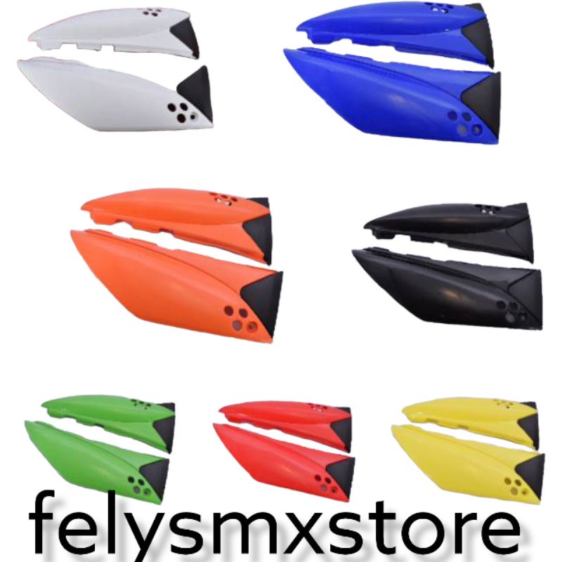 Cover body klx 150 sayap belakang sayap jok klx 150