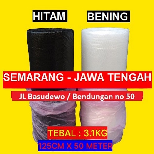 

Bubble Wrap Bening Hitam Putih Susu MUrah Semarang