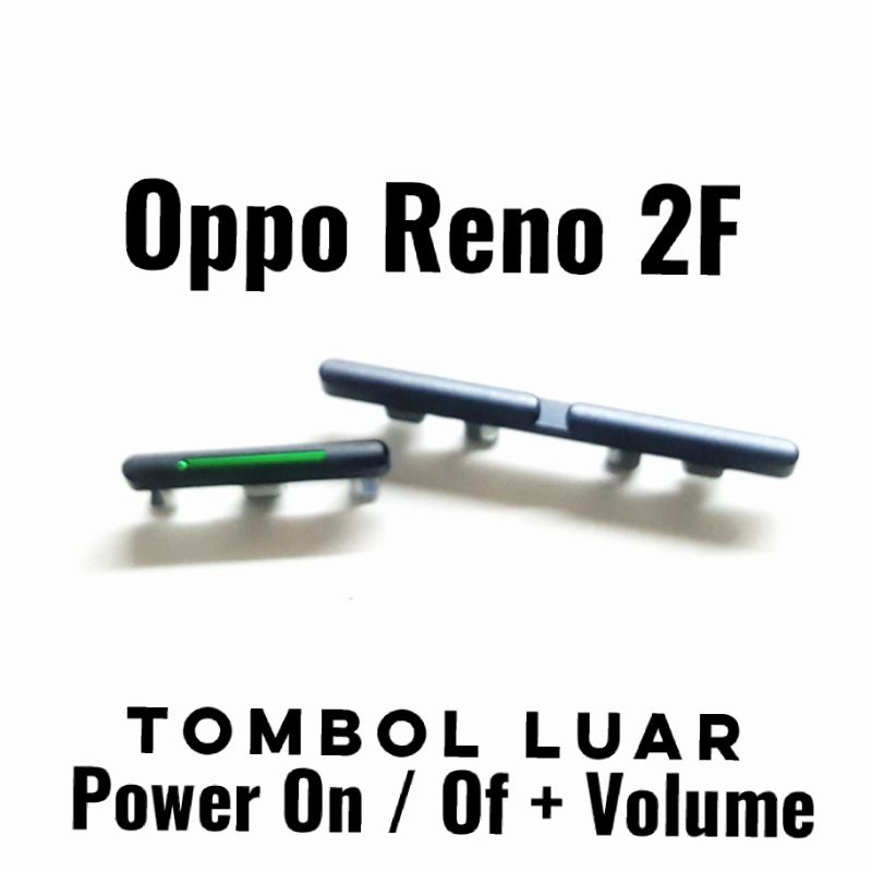 Tombol 1 set Volume Power on off Oppo Reno 2F - Button Casing plastik