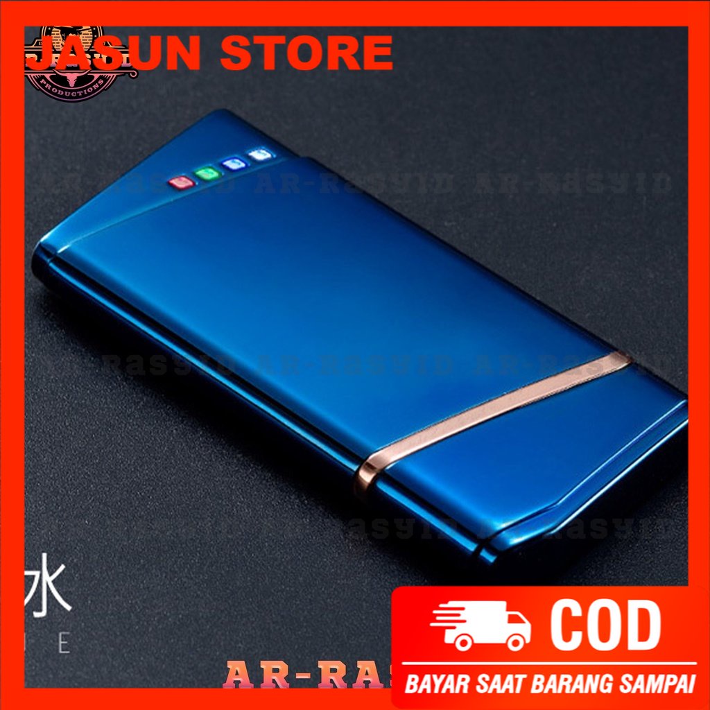 BISA COD! Korek Api USB Elektrik Cas Shake Lighter WF-1703 8944
