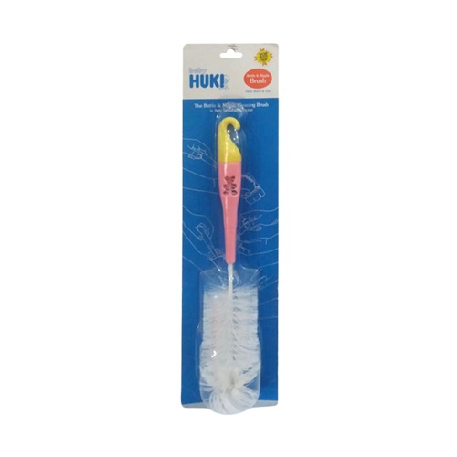 Huki Rotary Bottle &amp; Nipple Brush l Sikat Botol