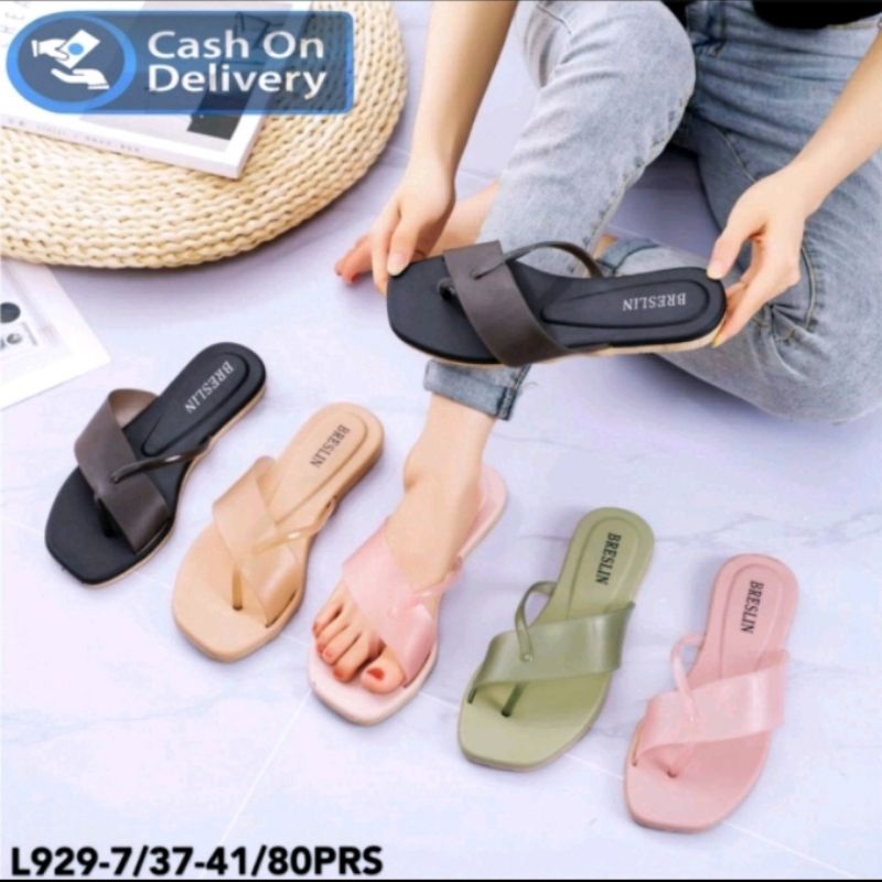 Sandal Jelly Jempol Bening Haruka BALANCE/Sandal Jepit Tali Fashions Import by Breslin/LUNOX Sandal 