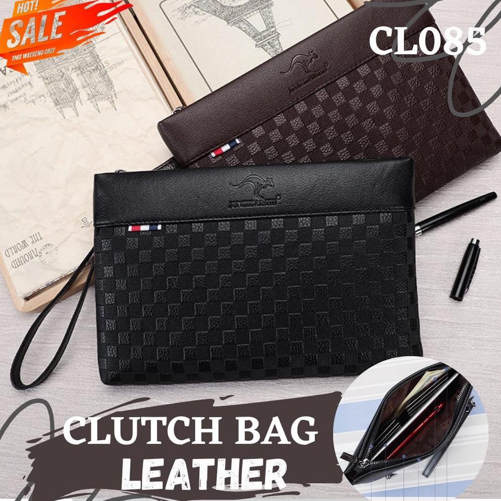 Promo Tas Tangan Handbag Pria Wanita Tas Clutch Kulit 519