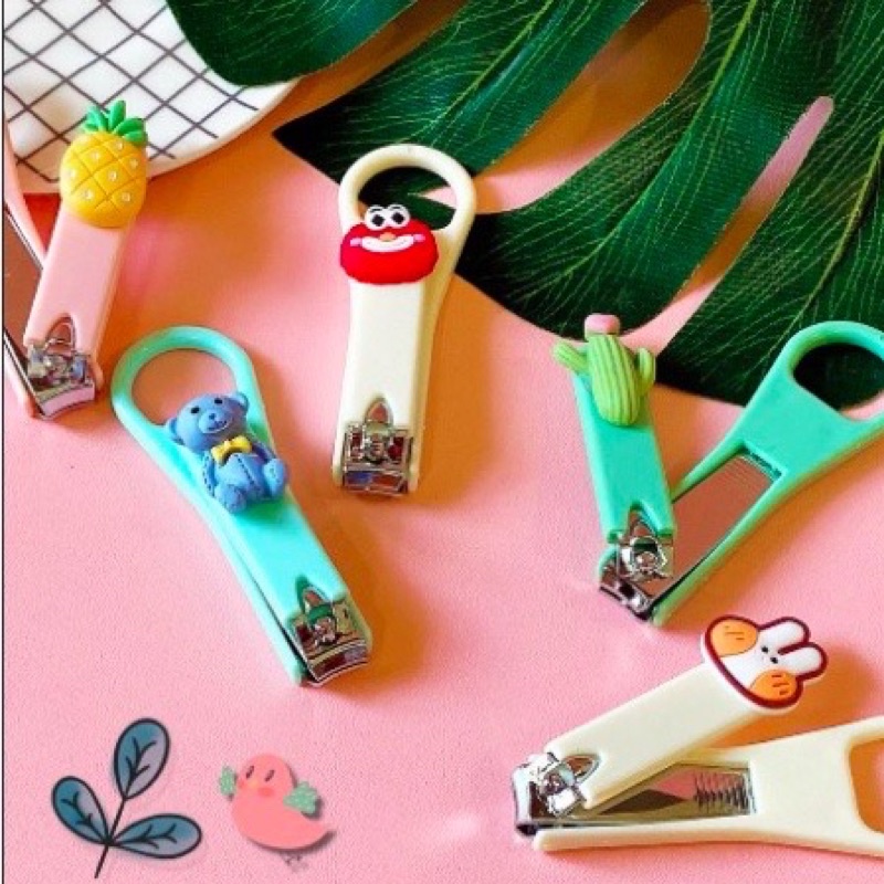 Gunting Kuku Karakter Mini Pemotong Kuku Mini Motif Animal Kartun Lucu Souvenir Pernikahan Gunting Kuku Mini Karakter