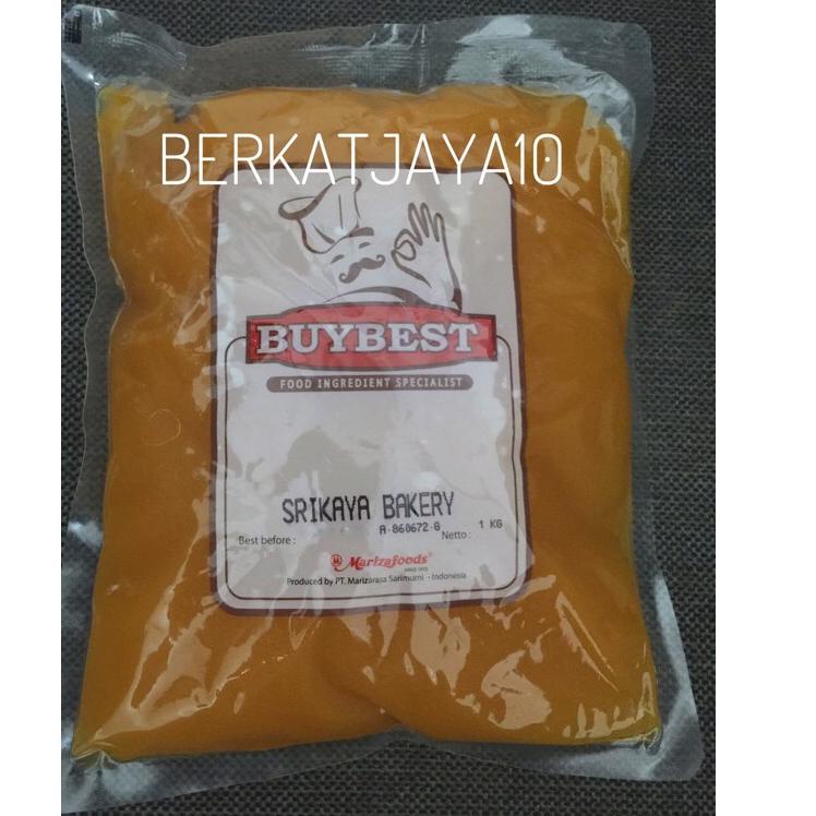 

10.10 Promo Brand Selai Srikaya Bakery Jam Mariza Buybest Topping Filling Isian Roti 1 kg serbuuu !