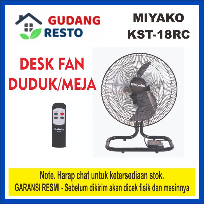 Miyako KST 18 RC / 18RC Kipas angin fan industri besi 3 in 1 remote control ORIGINAL GARANSI