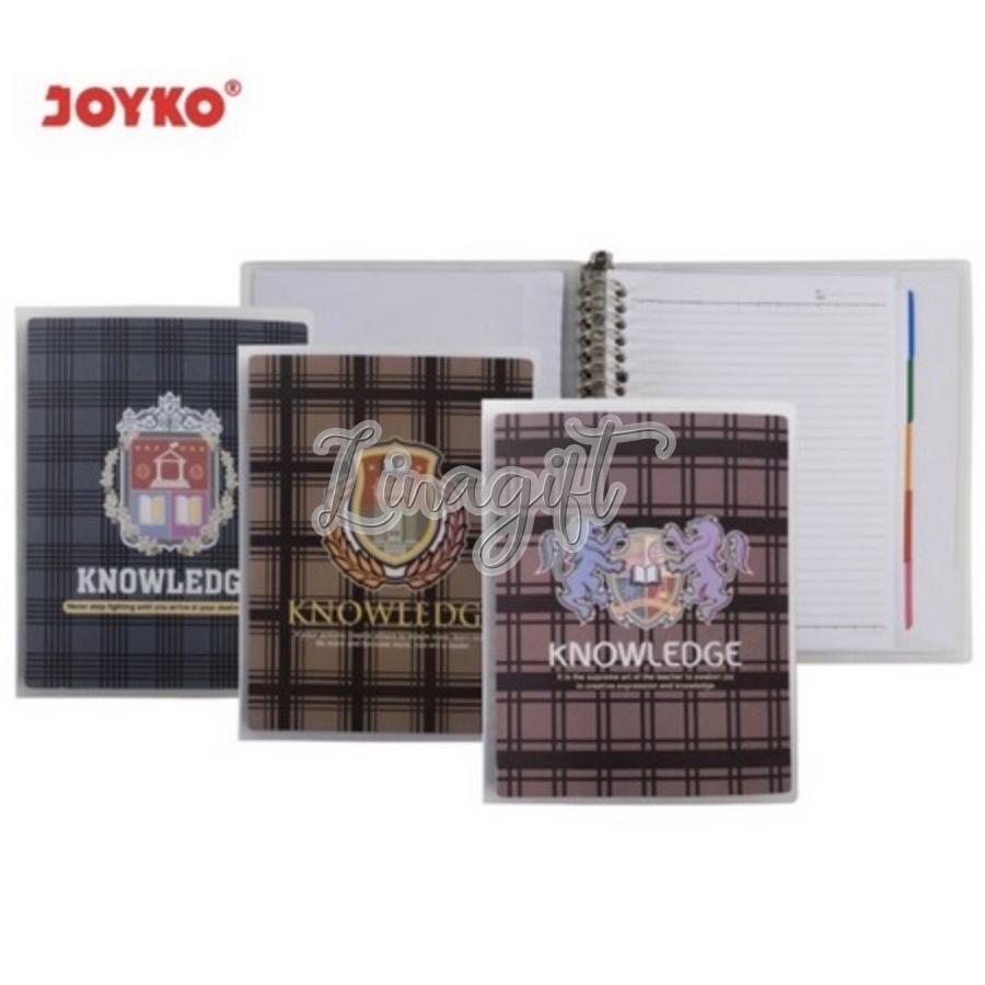 JOYKO - BINDER NOTE A5 KWARTO / EDUCATION / KNOWLEDGE / PEMBATAS FILE / LOOSELEAF KERTAS ISI FILE