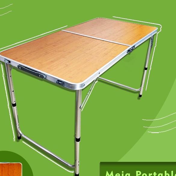 MEJA LIPAT KOPER HPL MEJA SERBAGUNA MEJA LIPAT PORTABLE MEJA KAKI BULAT TERLARISSSS...,,,,,