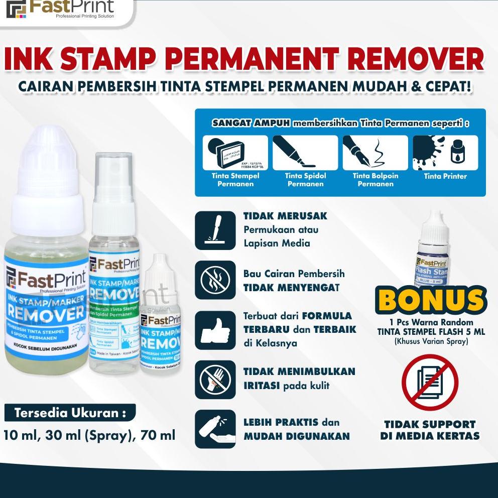 

(PROMO LBH79) Fast Print Cairan Pembersih Penghapus Tinta Permanen ≛
