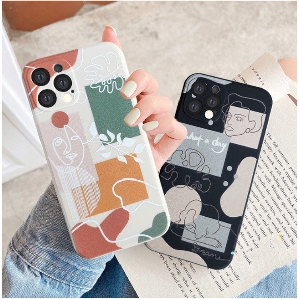 PRINTING LENS PROTECTOR Aesthetic case oppo reno a17k a17 8 5g 3 4 4f 5 5f 6 4g 7z a76 a96 4g a16k a16e a16 a57 2022 reno 7 4g