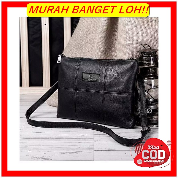 Dompet Kulit Perca Termurah Muat Hp Besar/ Slempang Set Dompet Pandan/ Pennay Clutch Bag - Tas Tanga