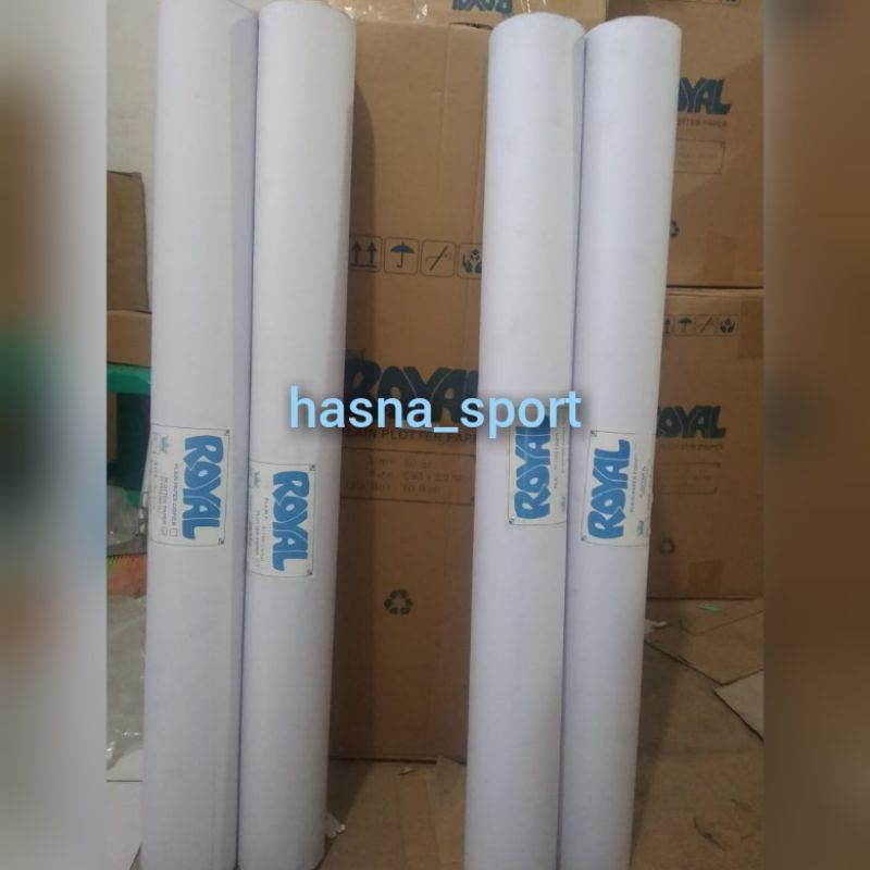 

Kertas Hvs Roll PLOTERR A0 80Gsm(36")50m/ROYALL