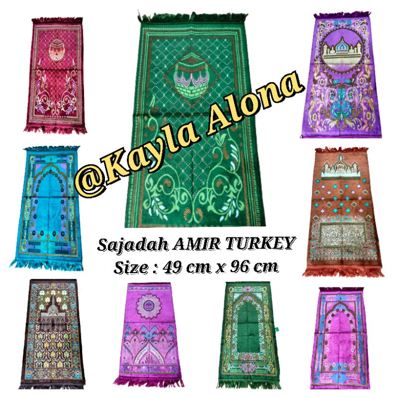 Sajadah AMIR MIDI TURKEY ( 49x96cm )