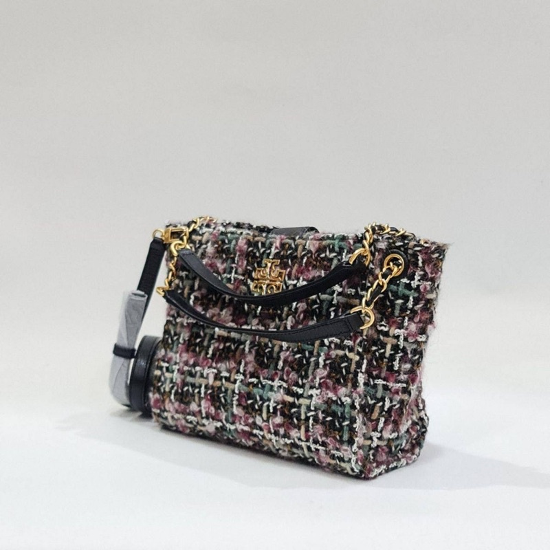 TB BRITTEN TWEED MINI TOTE MULTI BLACK 23/32×19.5×6