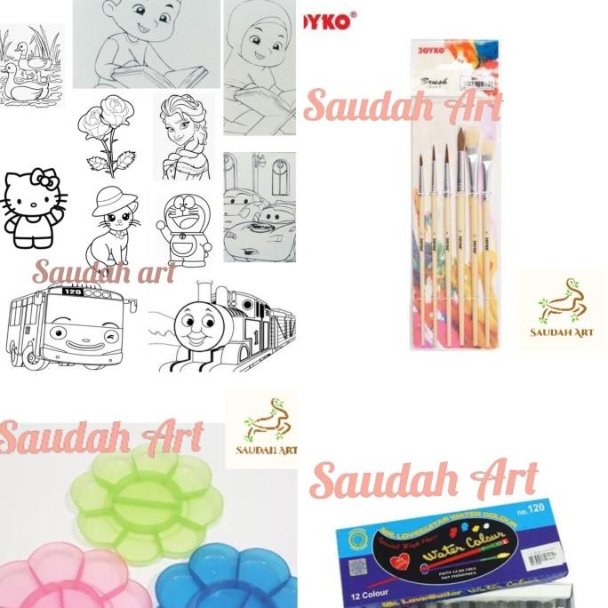 

Paket Kanvas Lukis Sketsa (kanvas sketsa,kuas,palet,cat air)