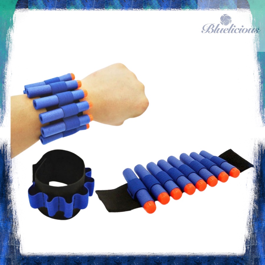 Gelang Nerf Arm Ammo Wrist Strap Gelang Tactical Arm Tempat Peluru