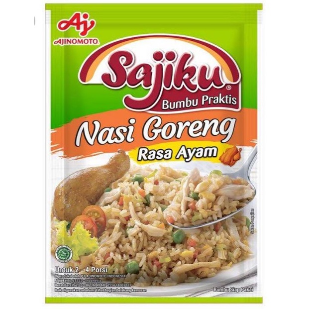 Sajiku Bumbu All Varian (Ayam Goreng, Nasi goreng, Capcay, Ikan Goreng)