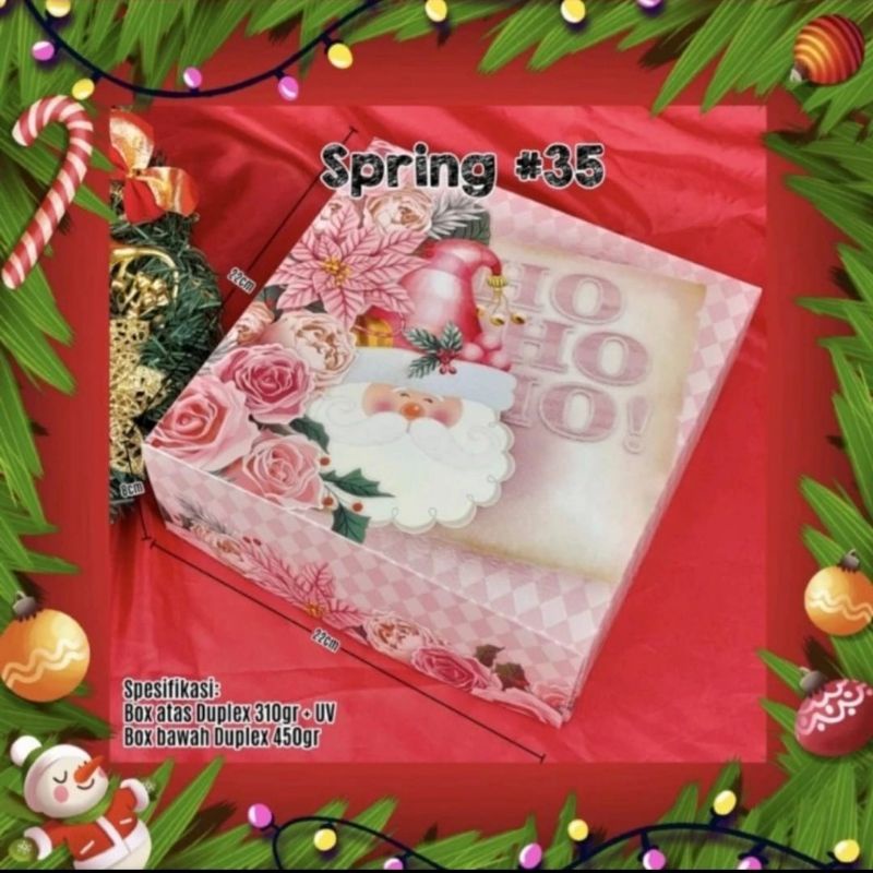 

Dus kue natal box spring (5pc)