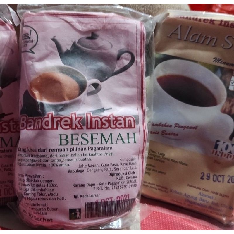 

Bandrek Instan Pagaralam