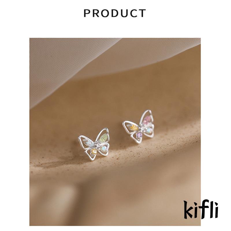 Anting Desain Kupu-Kupu Bahan 925 Sterling Silver Untuk Wanita